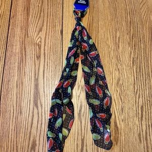 Scarf with Christmas Lights